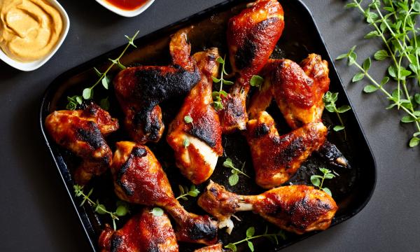 grilled chicken wings with barbecue sauce grill recipes