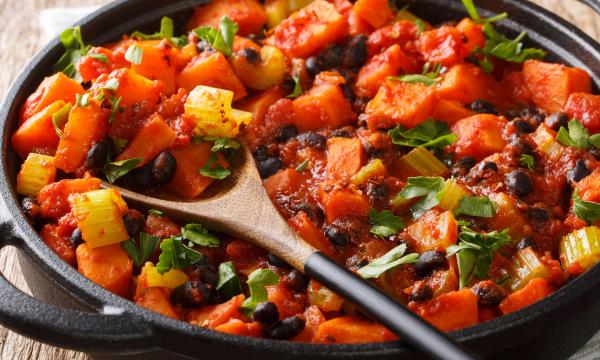 sweet potato and black bean chili healthy dinner recipes