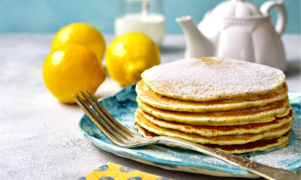 lemon poppy seed pancakes