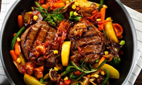 grilled pork chops and vegetables healthy dinner recipes