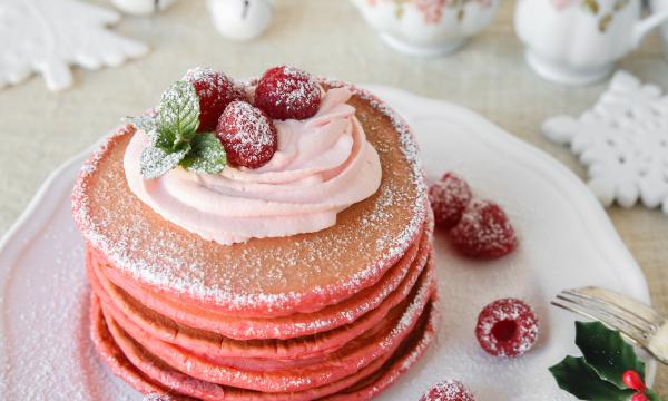 red velvet pancakes