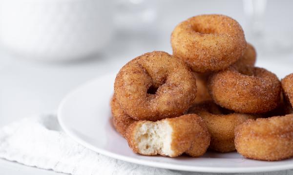 vegan baked savoury doughnuts