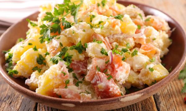 potato salmon salad