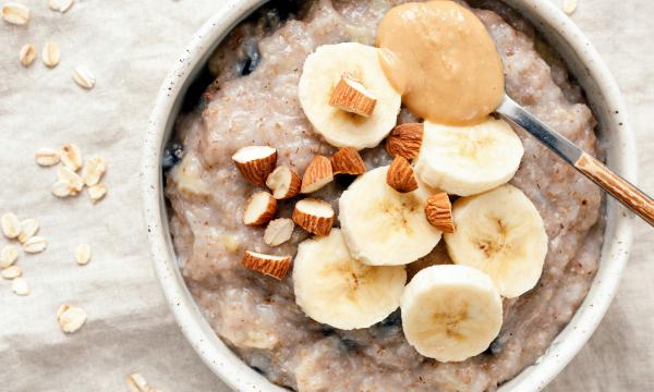 classic peanut butter and banana oatmeal