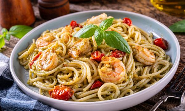 garlic shrimp pasta