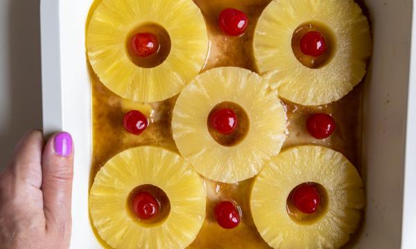 pineapple lime upside down cake