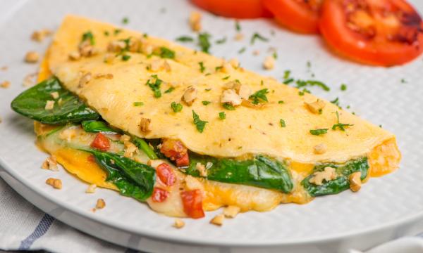 healthy omelet on-the-go breakfast ideas