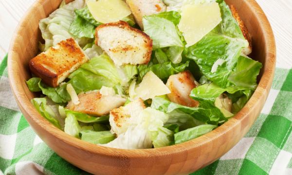 homemade caesar salad