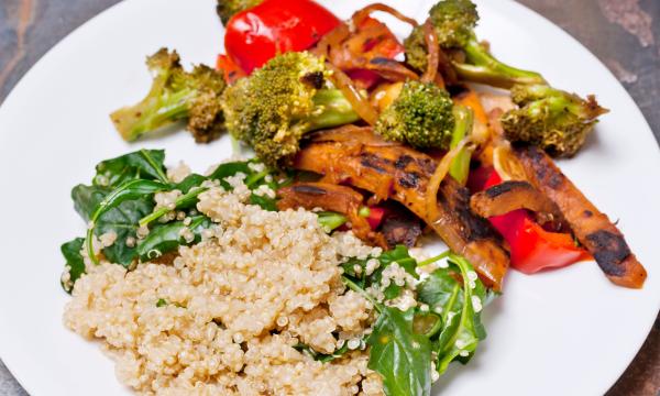 quinoa and vegetable stir