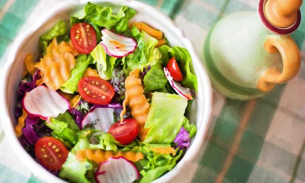 chopped veggie salad